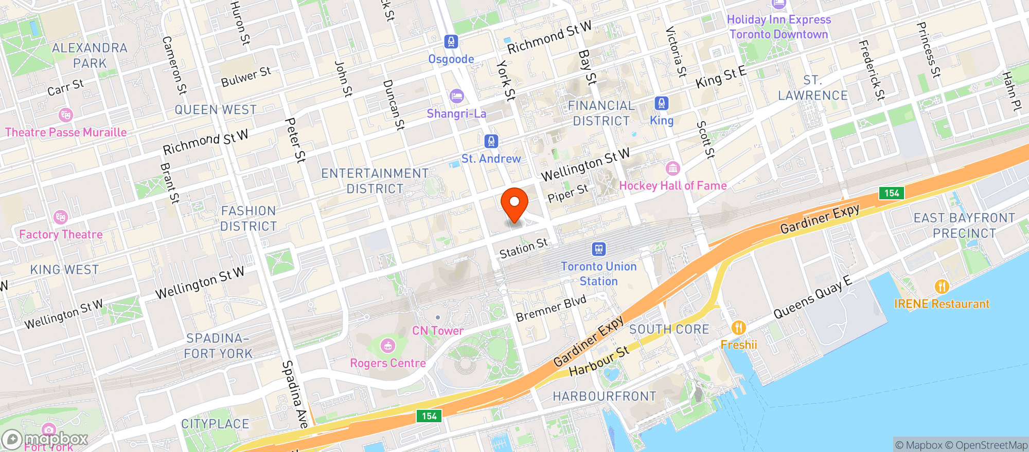 Map showing LOOSE MOOSE PUB