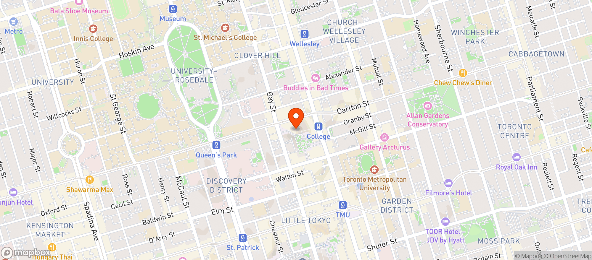 Map showing Lcbo 646