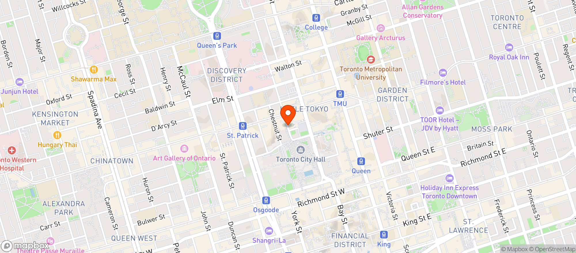Map showing Longo's