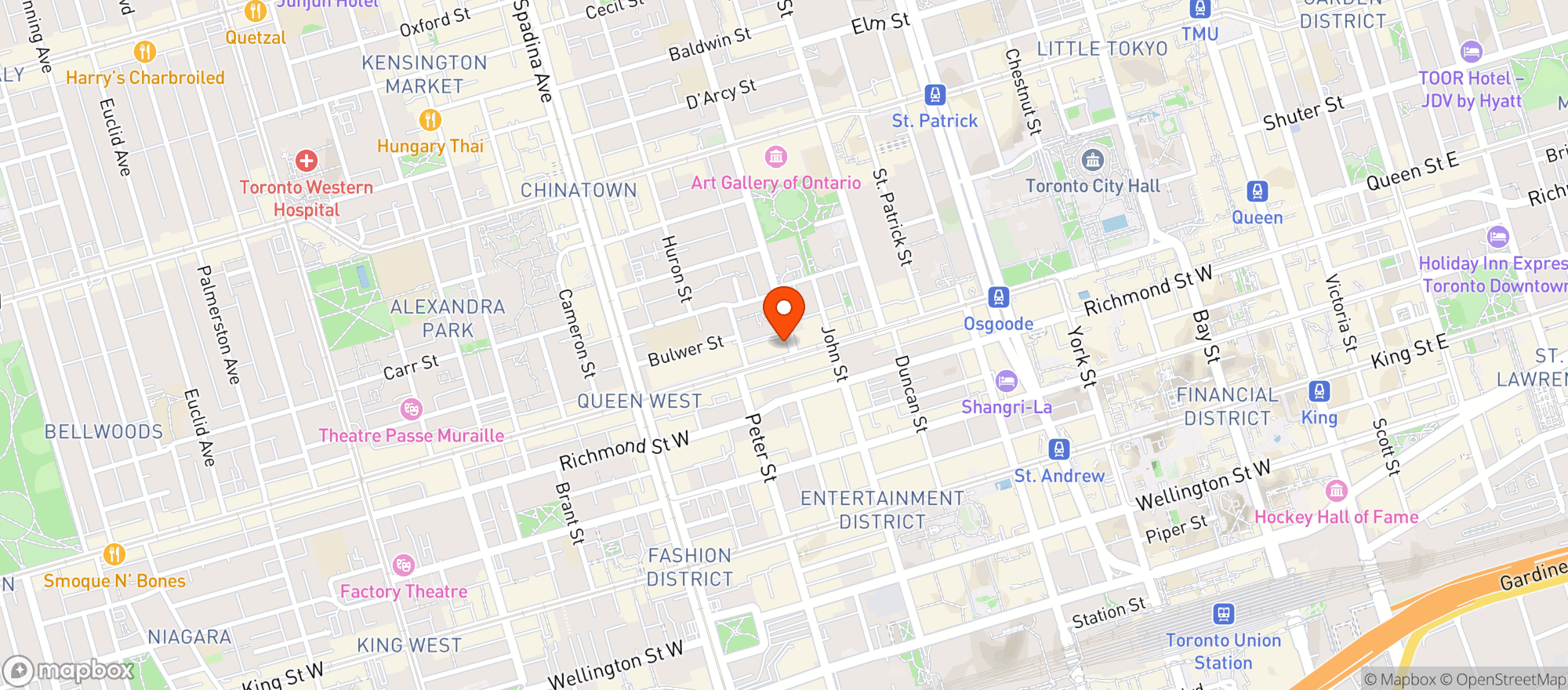 Map showing Lcbo 693