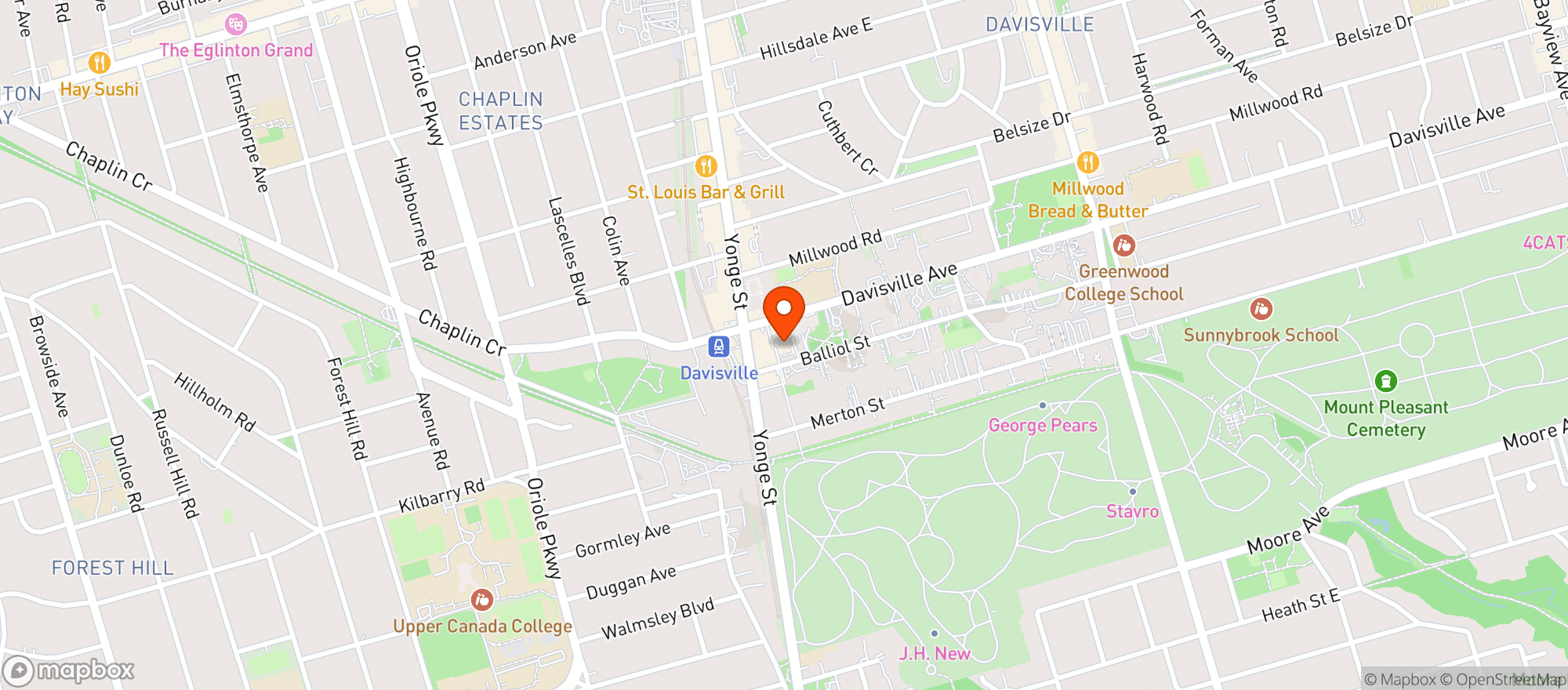 Map showing Sobeys 933