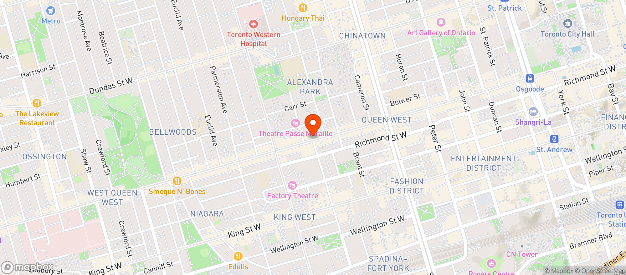Map showing The Velvet Underground (Live Nation)