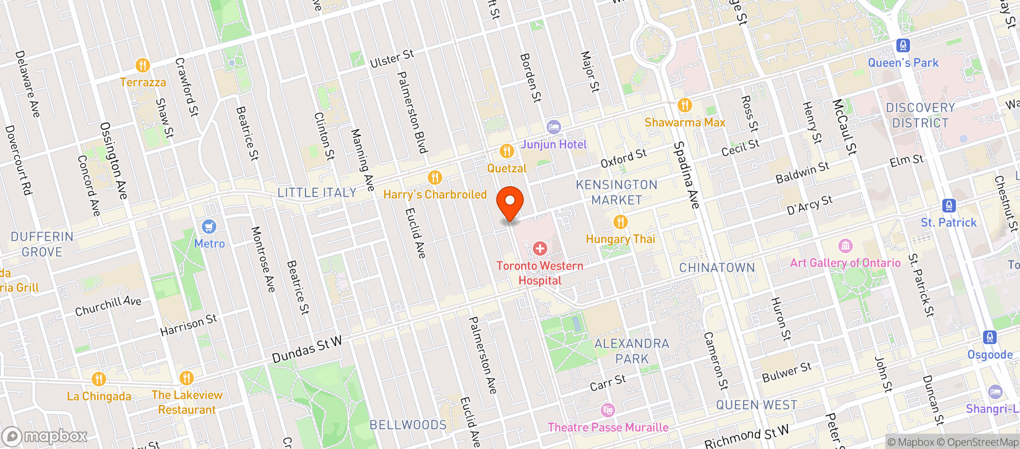 Map showing Freshco #3820