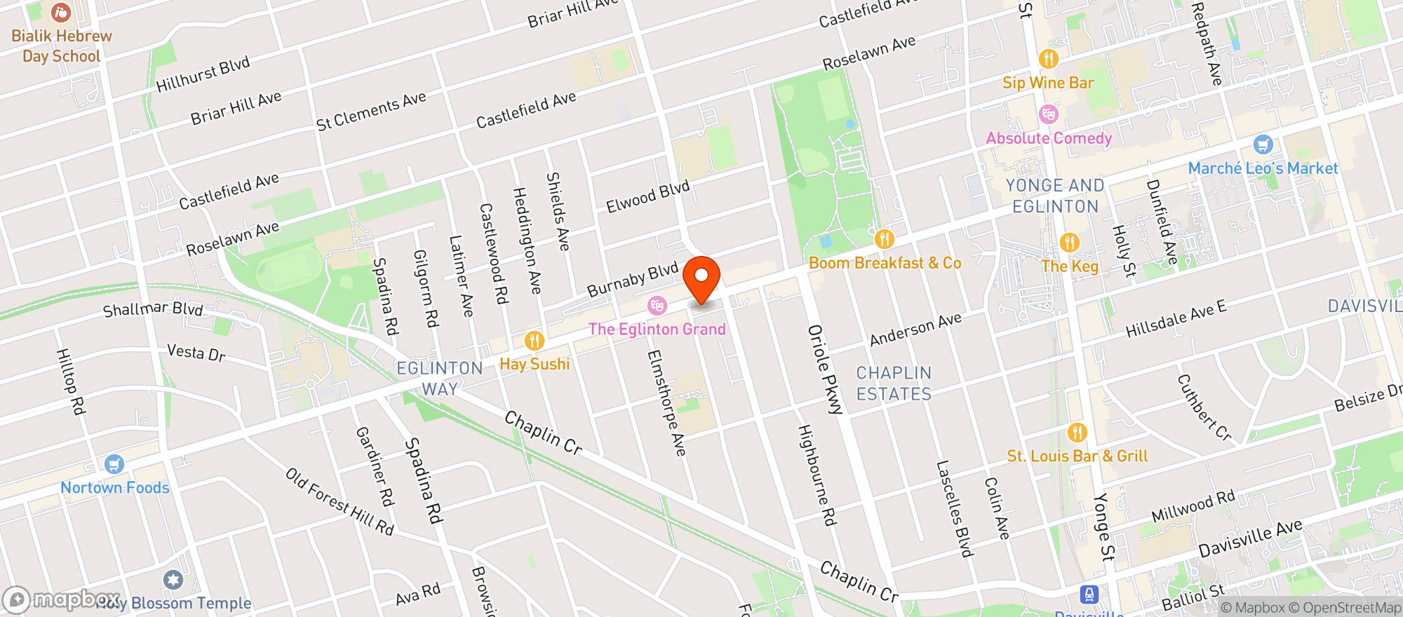 Map showing Lcbo 636