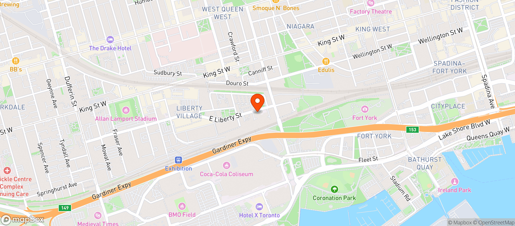 Map showing Baz and Banks