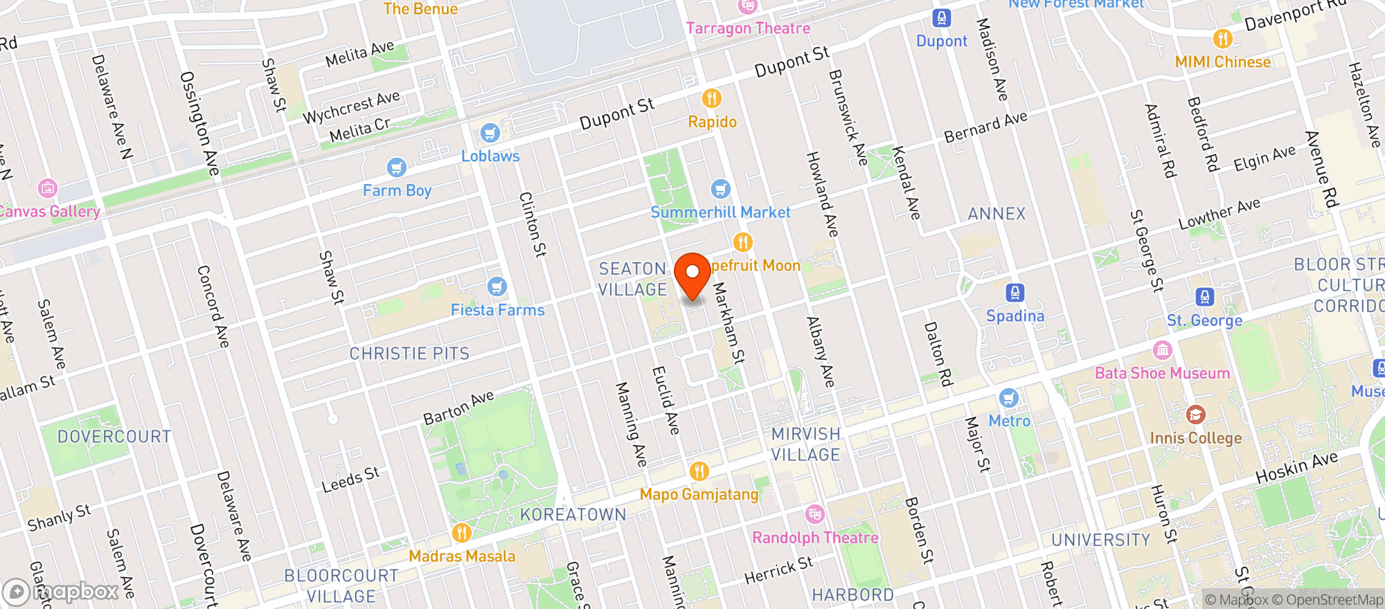 Map showing Karma Co-Operative Inc