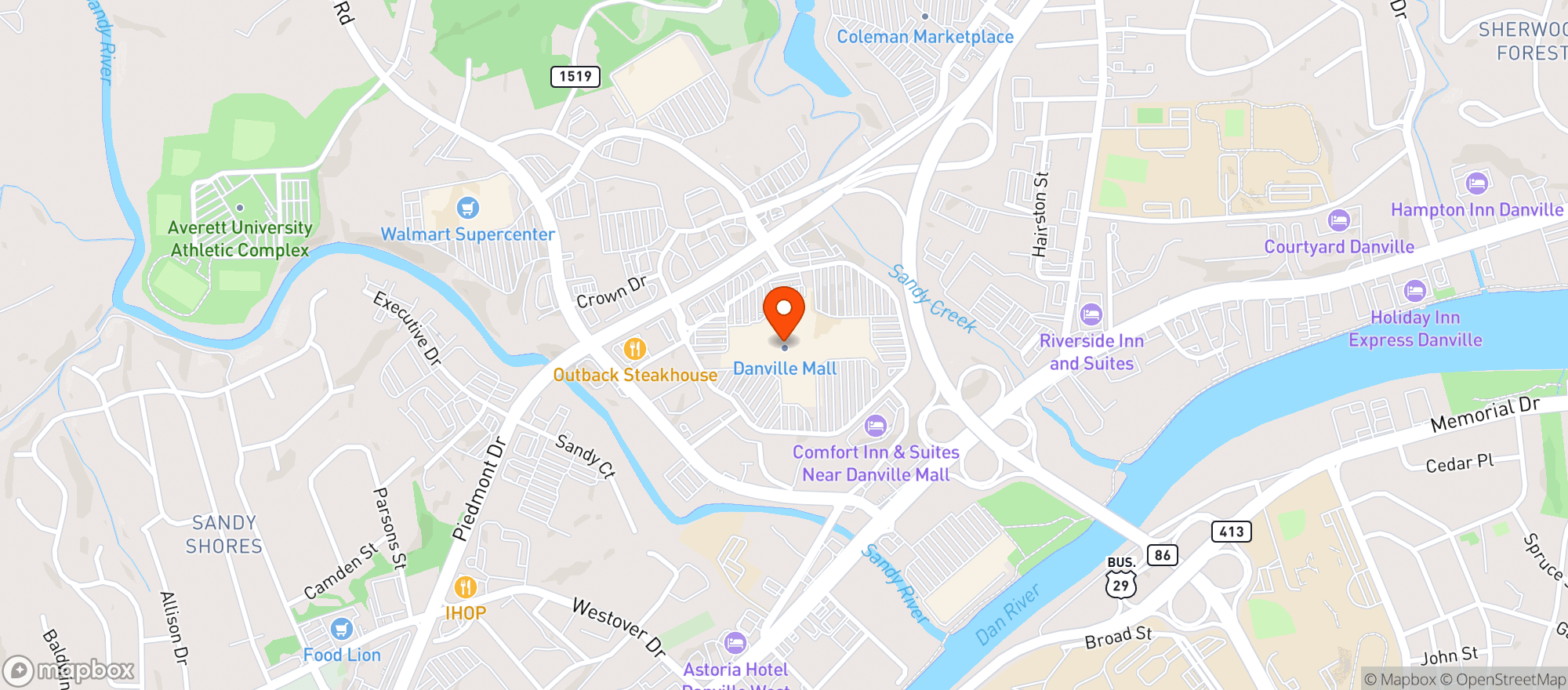 Map showing Gnc