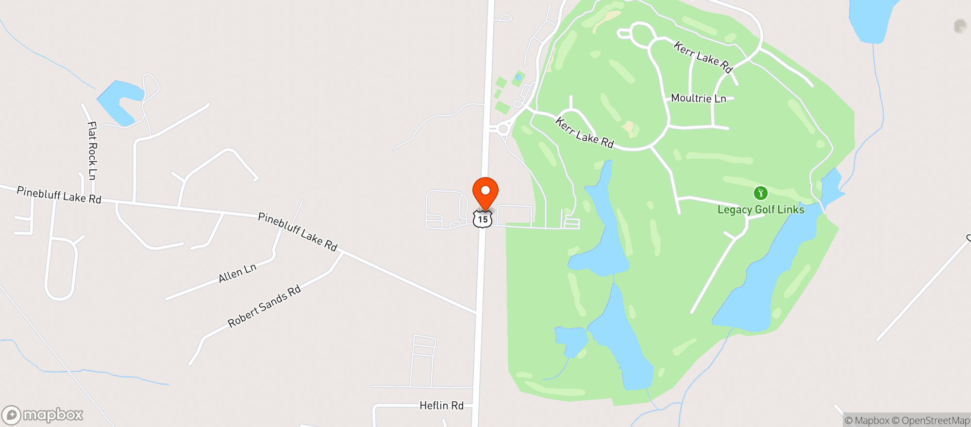 Map showing Circle K #2723301