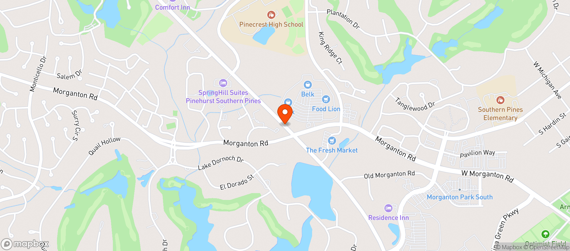 Map showing Food Lion #528