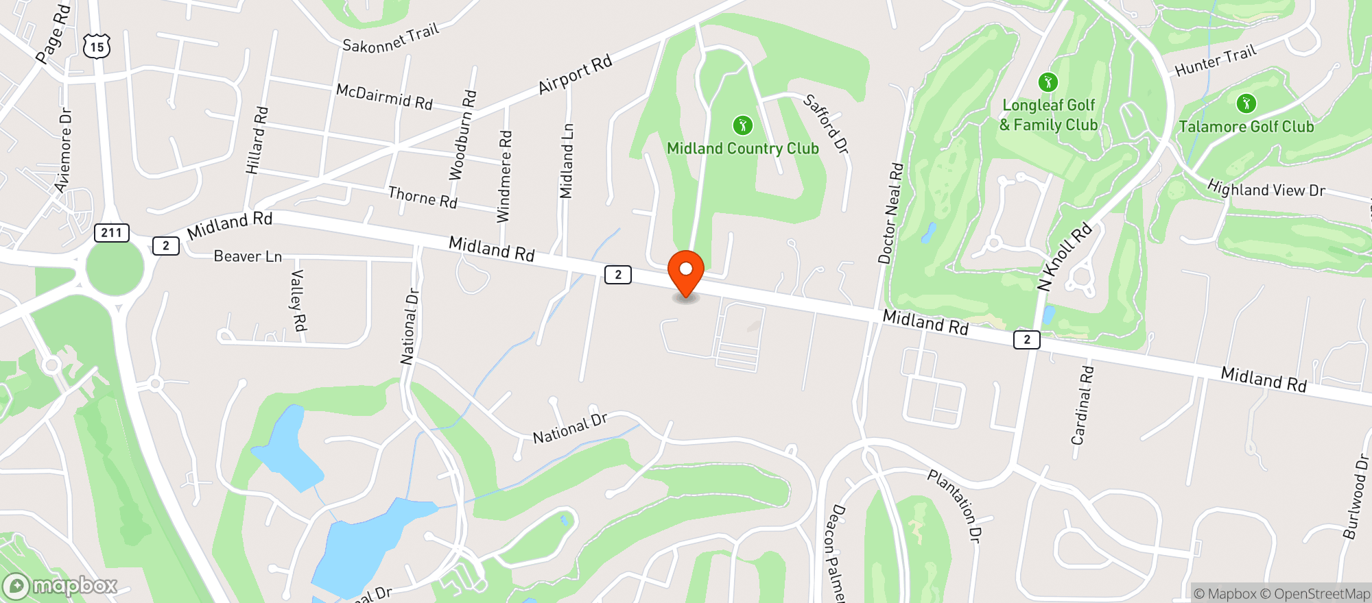 Map showing Ironwood Cafe