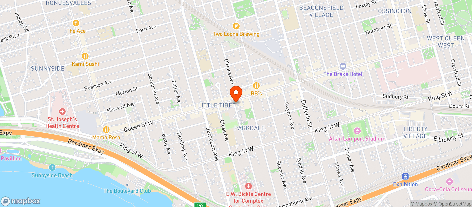 Map showing Simpl Things