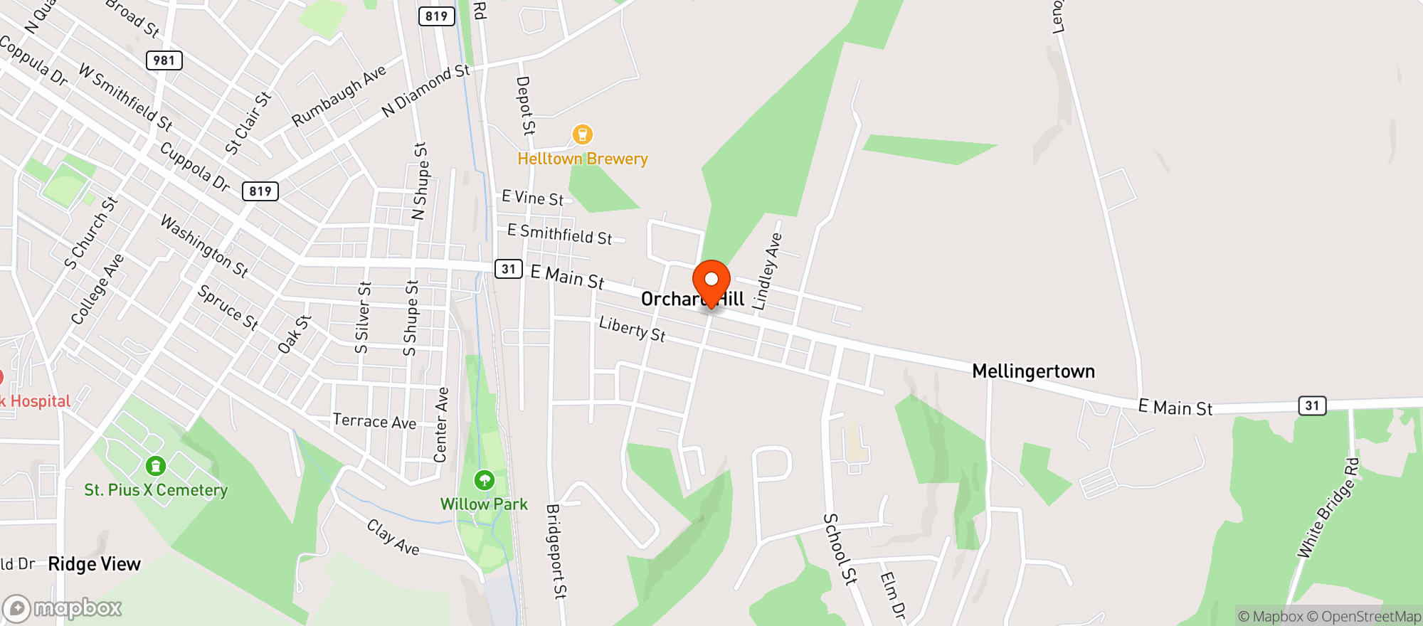 Map showing Pop And Brew Super Store