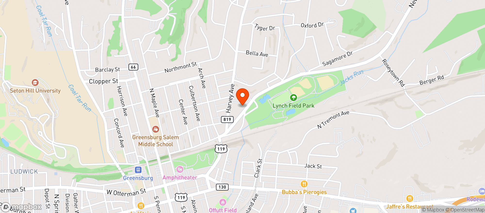 Map showing El Diablo Brewing Co & Wood-fired Kitchen
