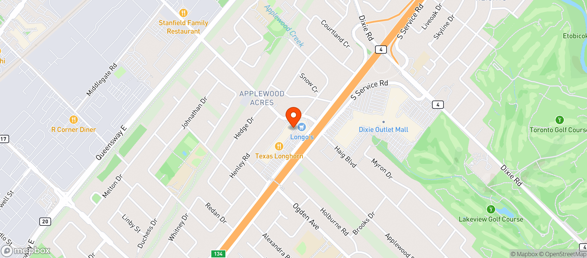 Map showing Lcbo 218