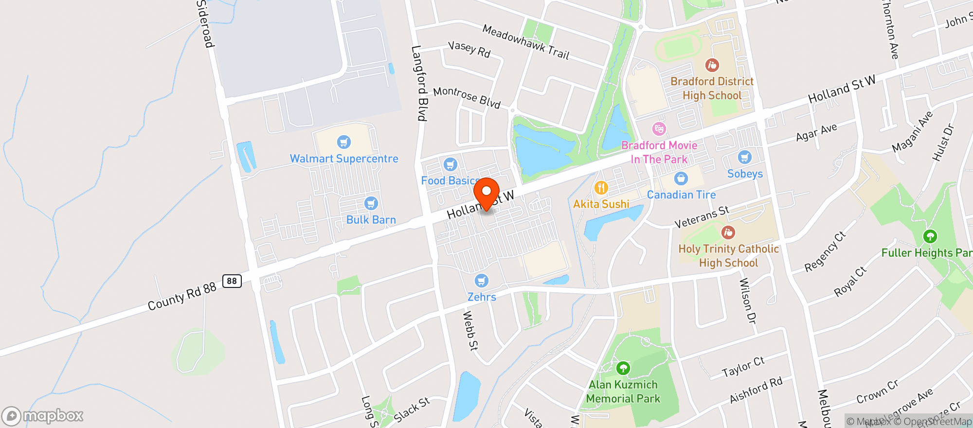 Map showing Lcbo 145