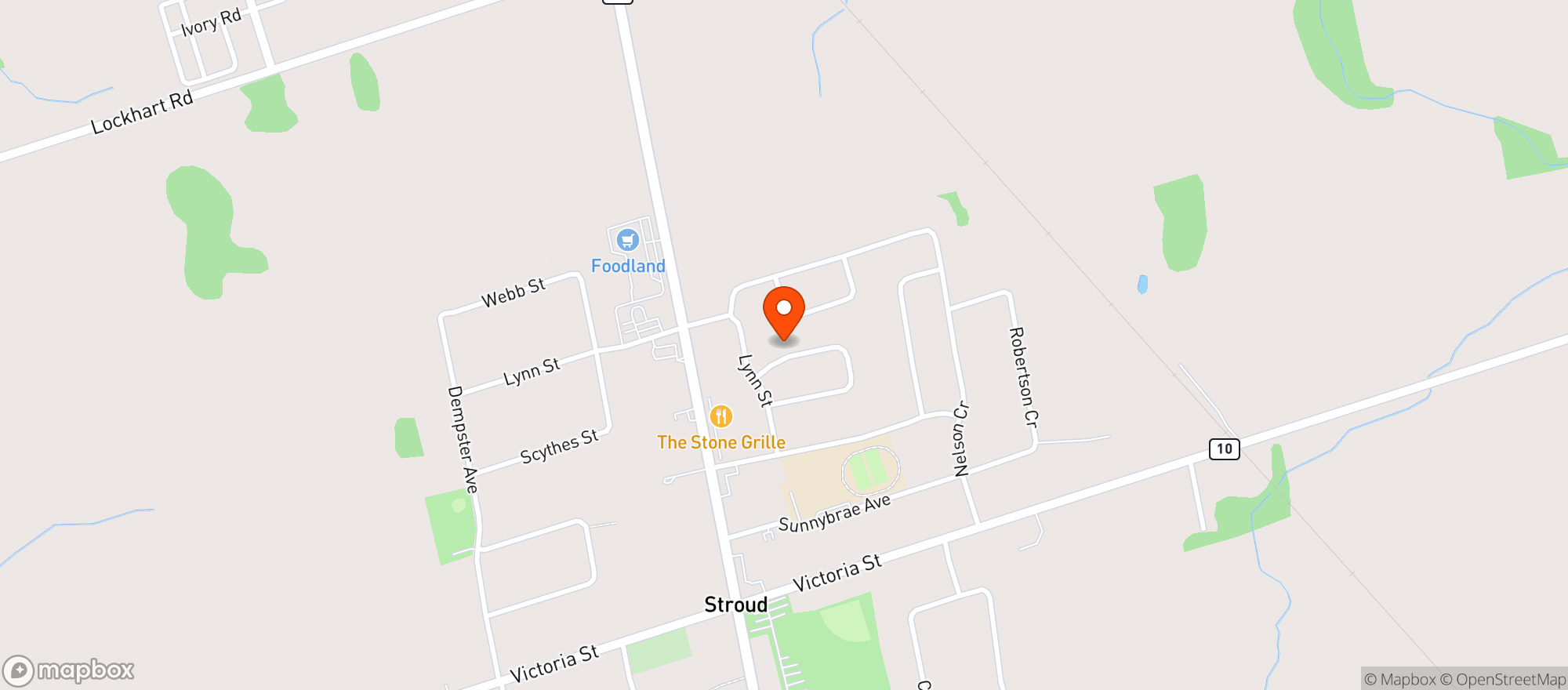 Map showing Friday Harbour General Store