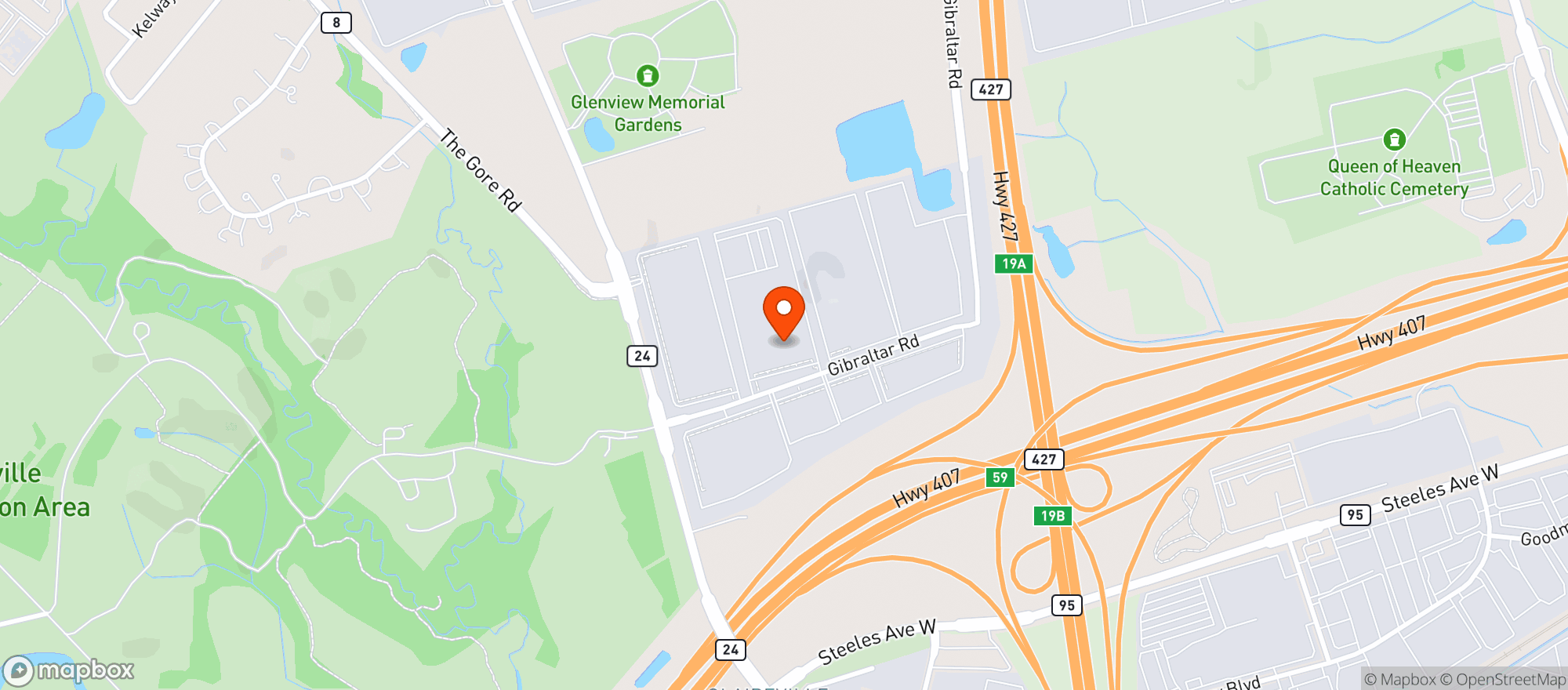 Map showing Sobeys 3809