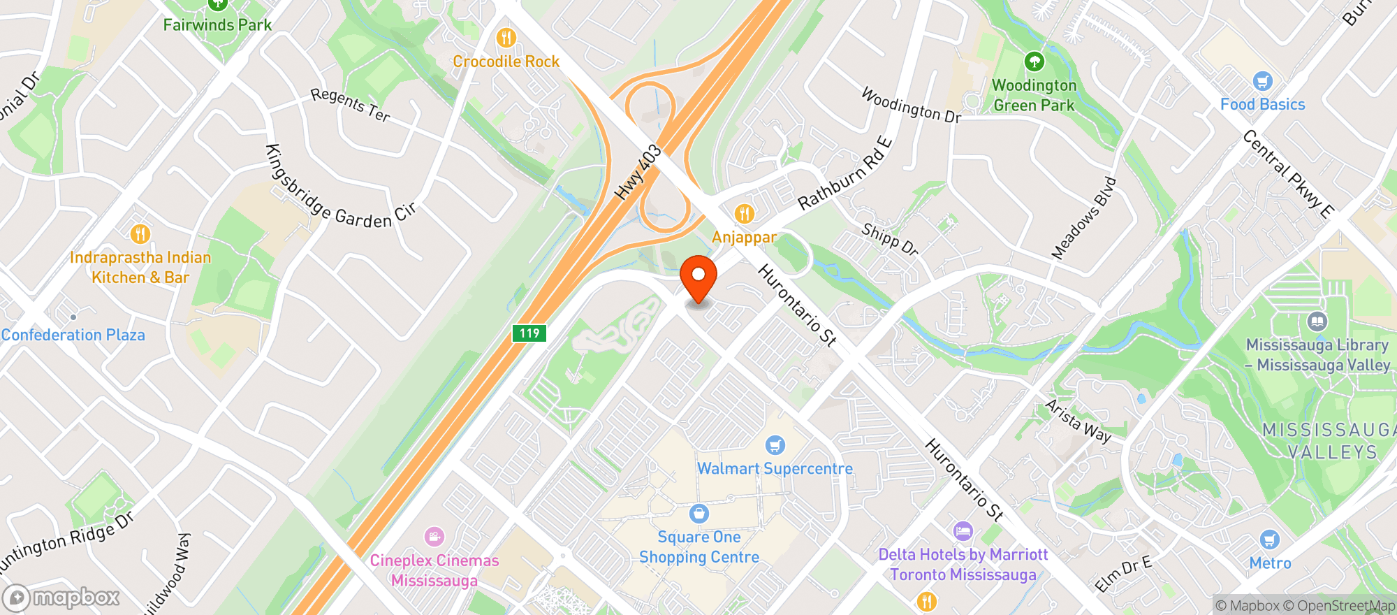 Map showing Lcbo 698
