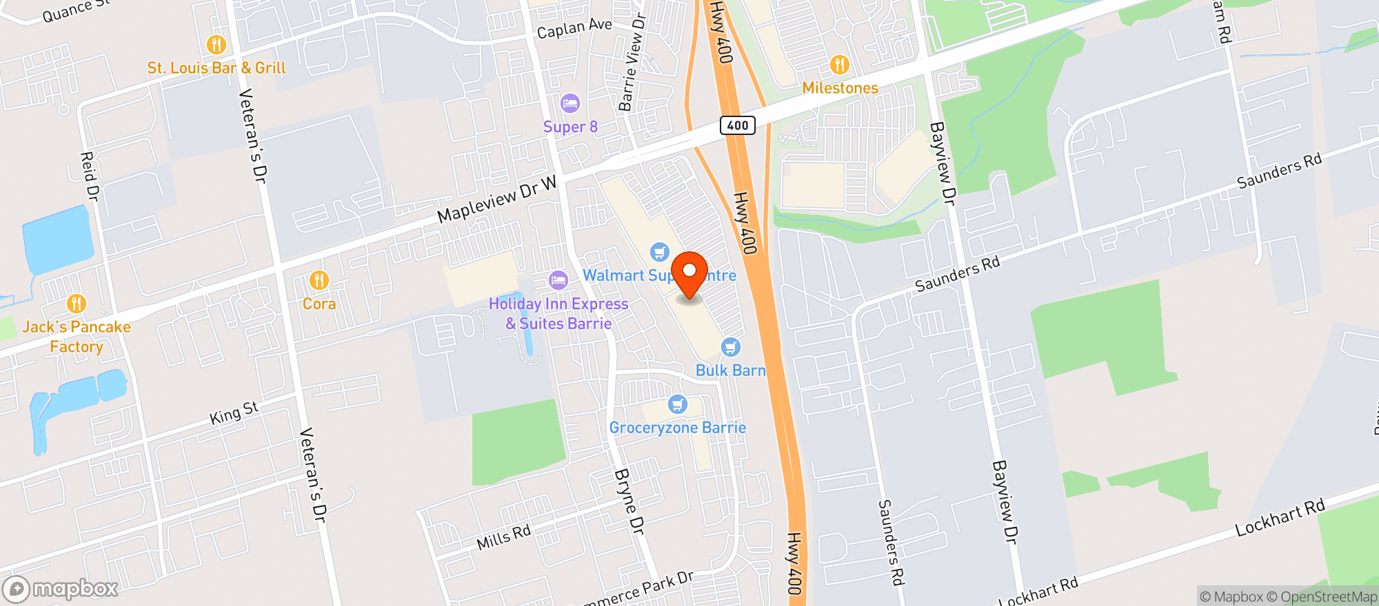 Map showing Sobeys 712