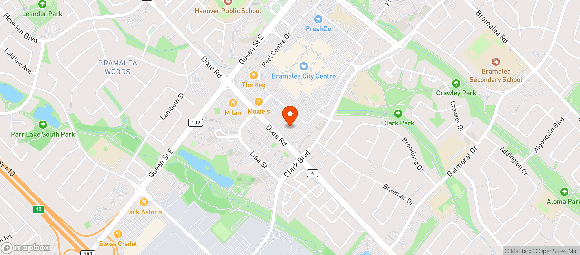 Map showing Lcbo 416