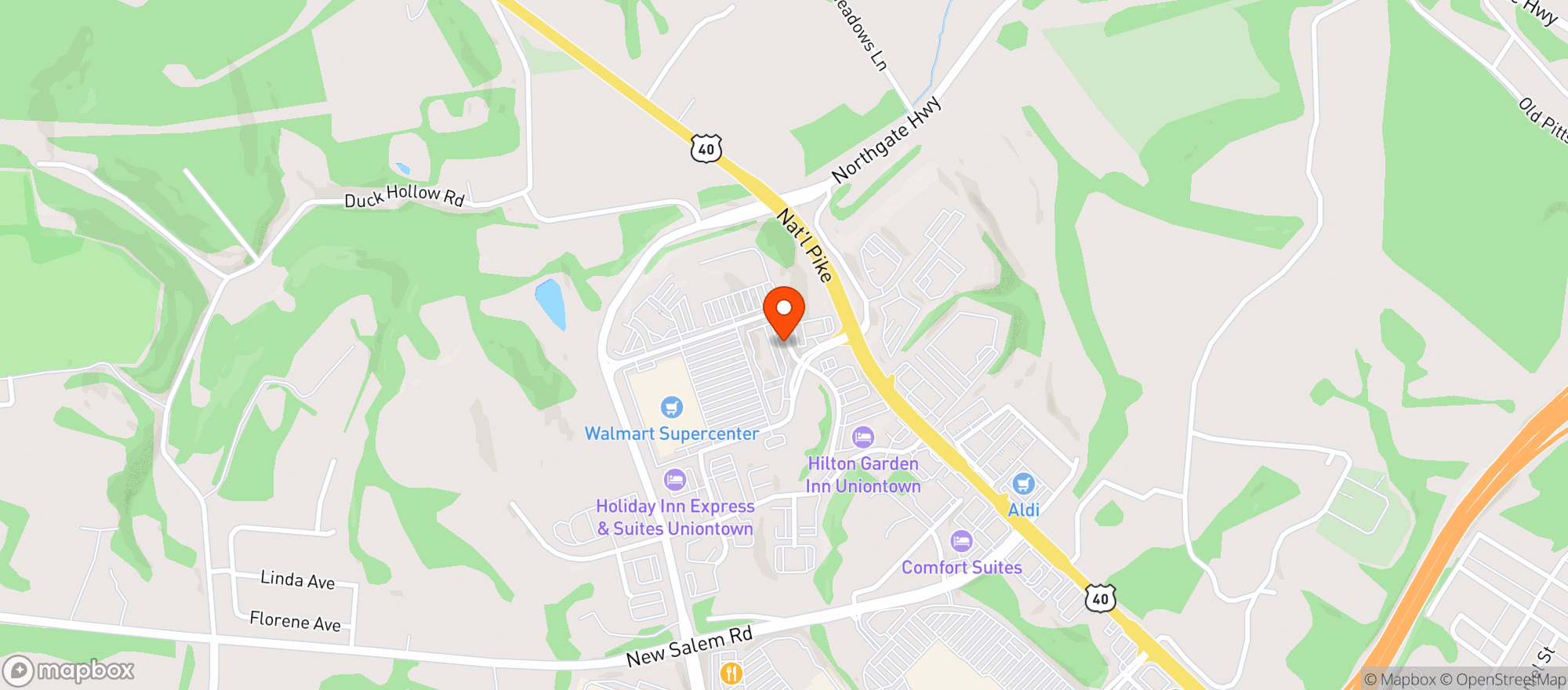 Map showing Gnc