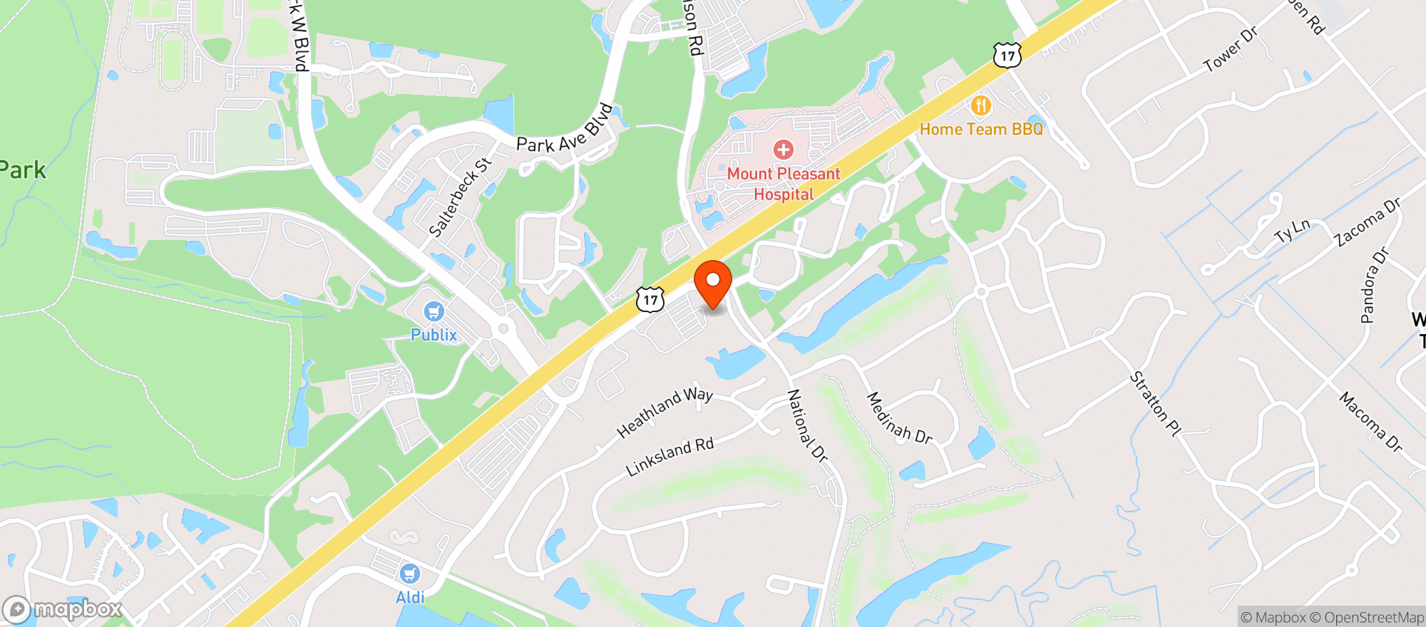 Map showing E-Cigs Depot Llc