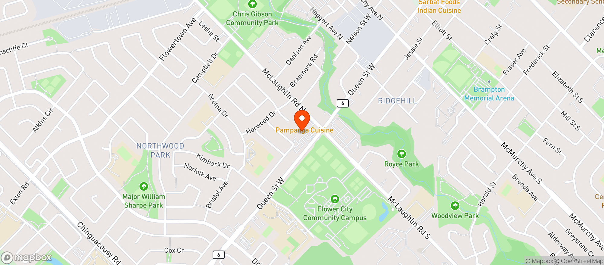 Map showing Freshco