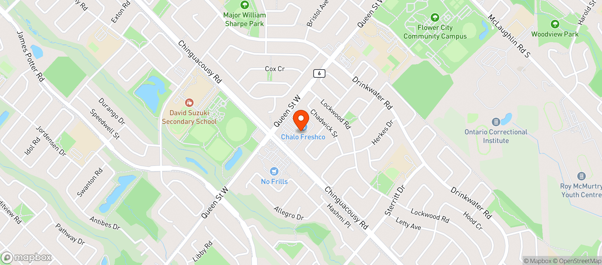 Map showing Sobeys