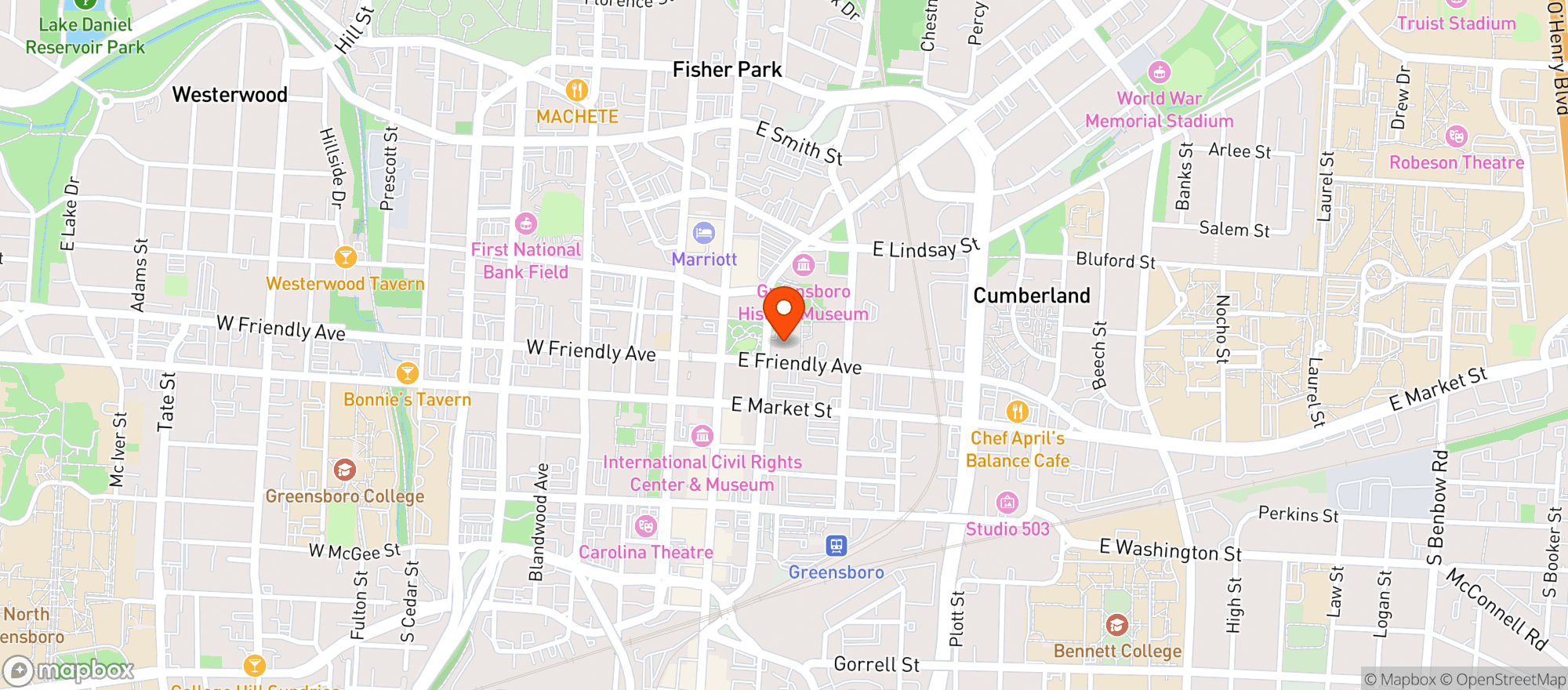 Map showing Europa Bar Cafe