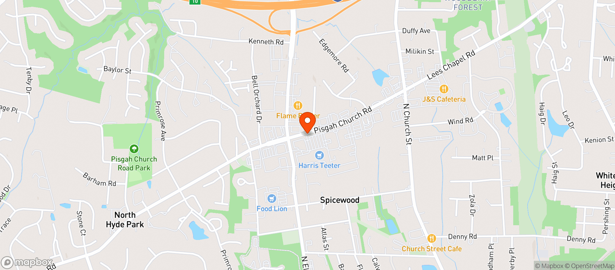 Map showing Gnc