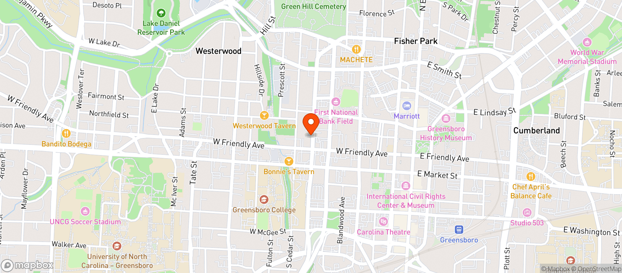 Map showing J Littiy's LLC