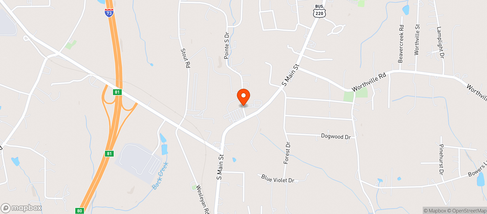 Map showing Food Lion
