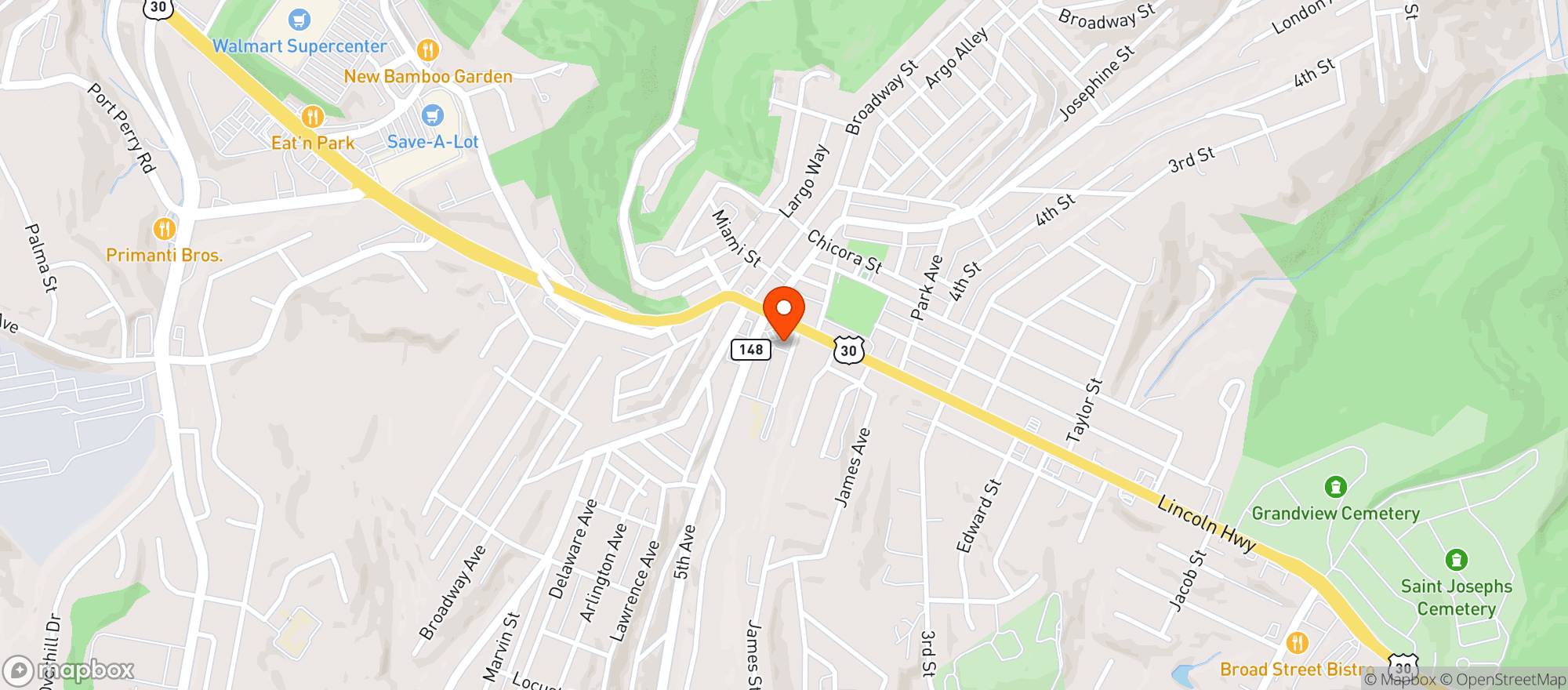 Map showing GET GO #3109