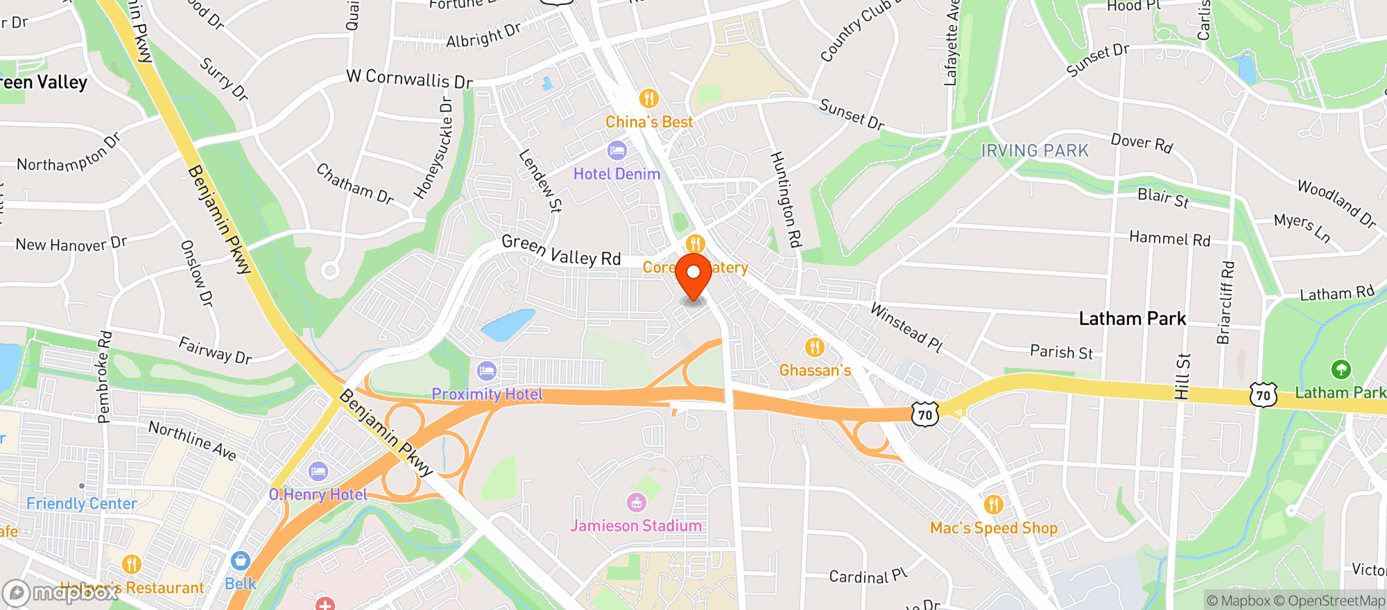 Map showing Lucky #32