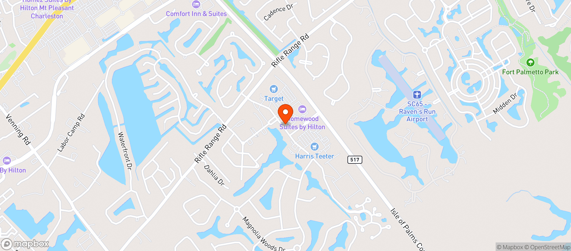 Map showing The Apothecary at ReNew You 