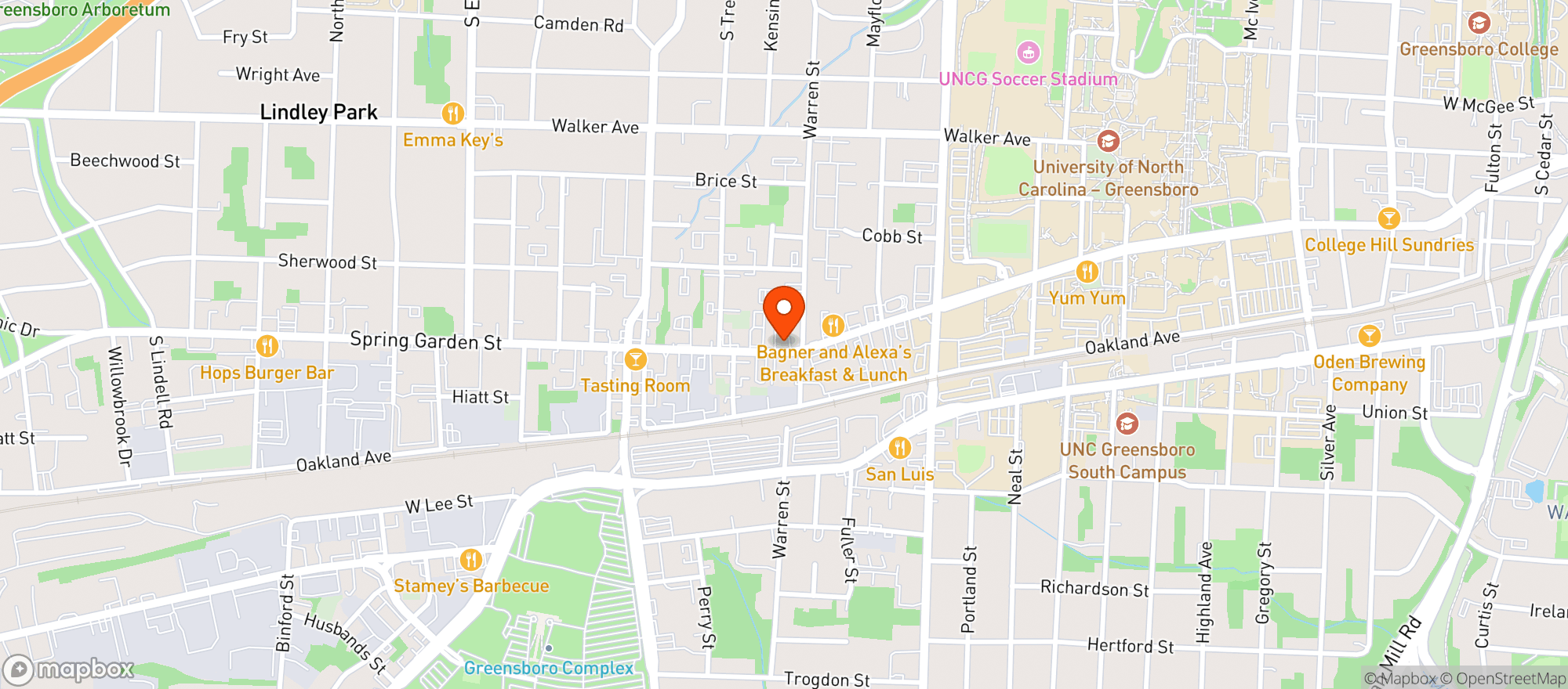 Map showing J P J Mart