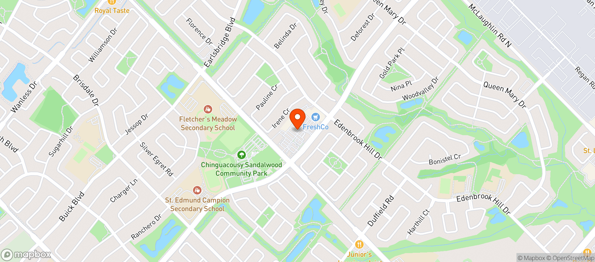 Map showing Freshco
