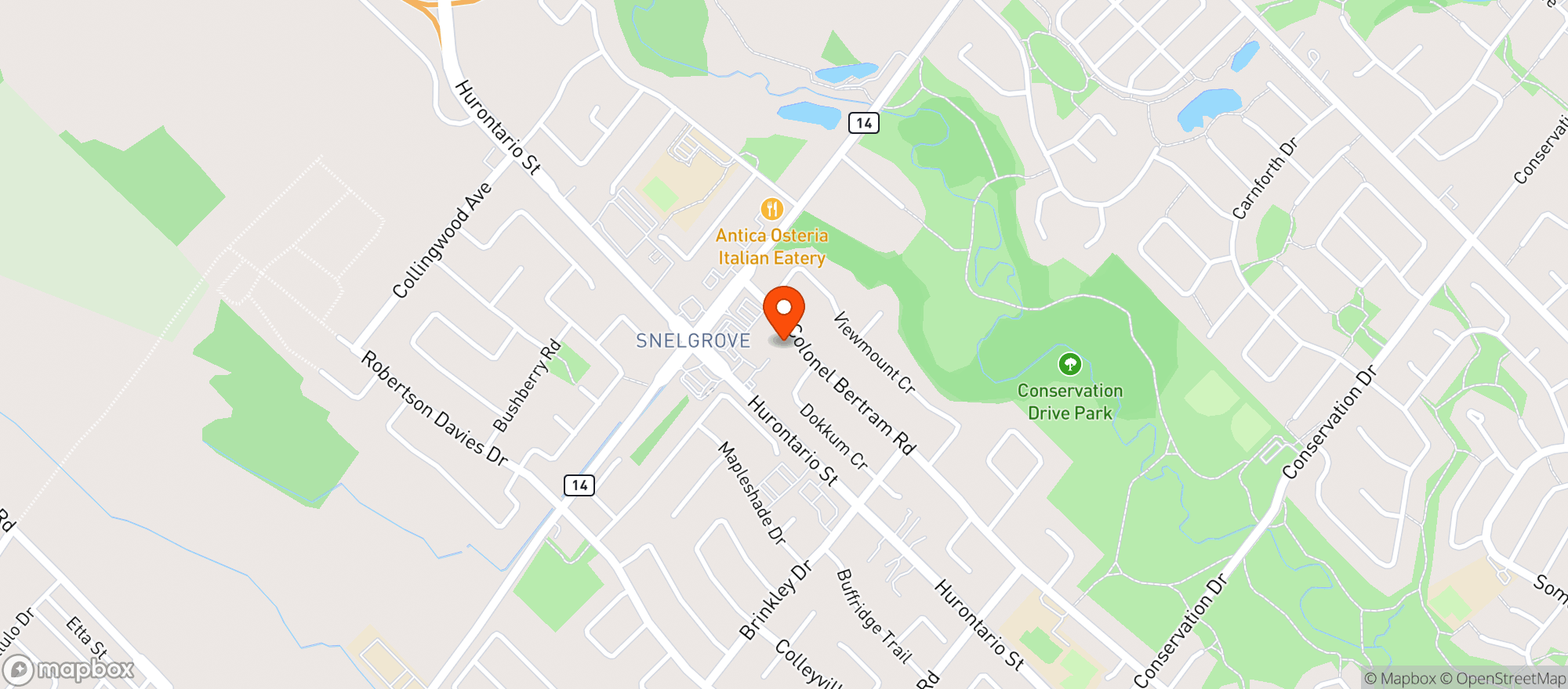 Map showing Sobeys #0865 Mayfield