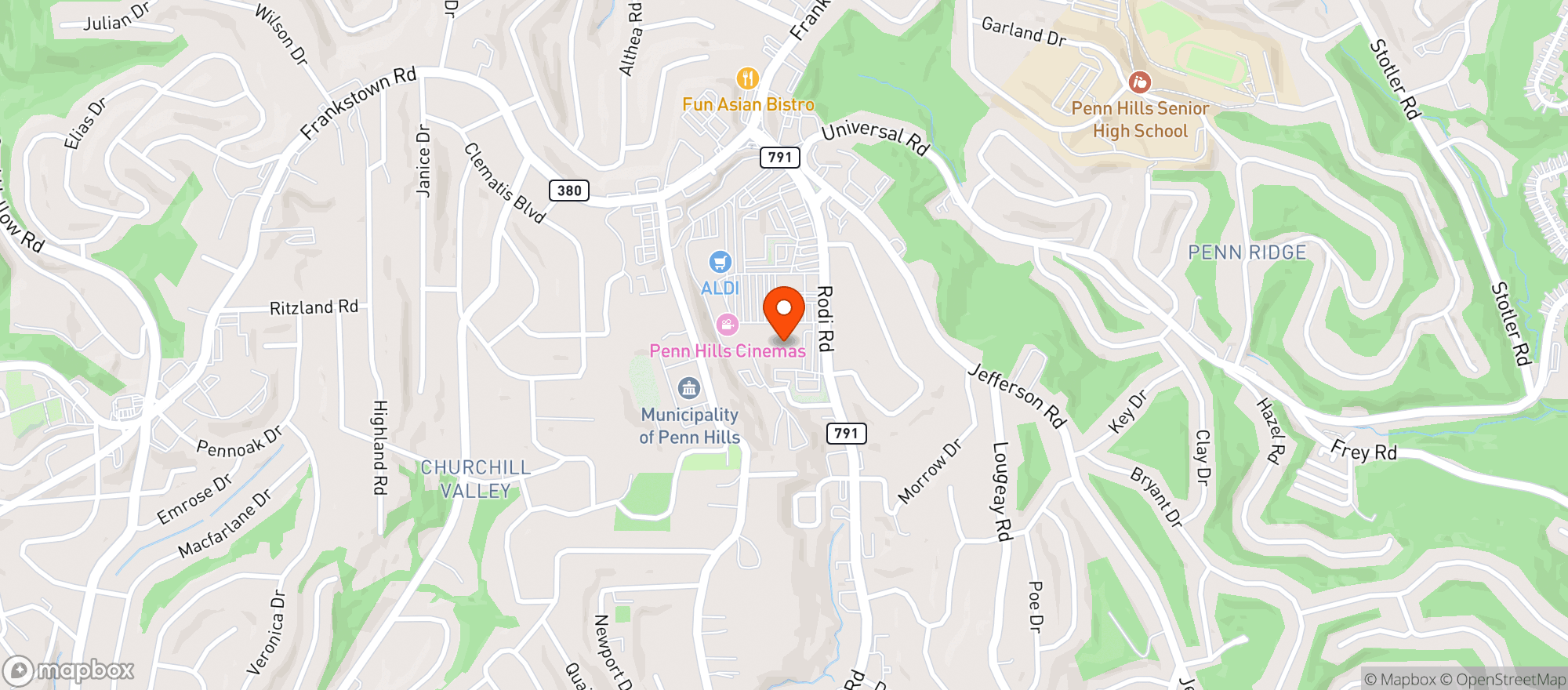 Map showing Giant Eagle #78