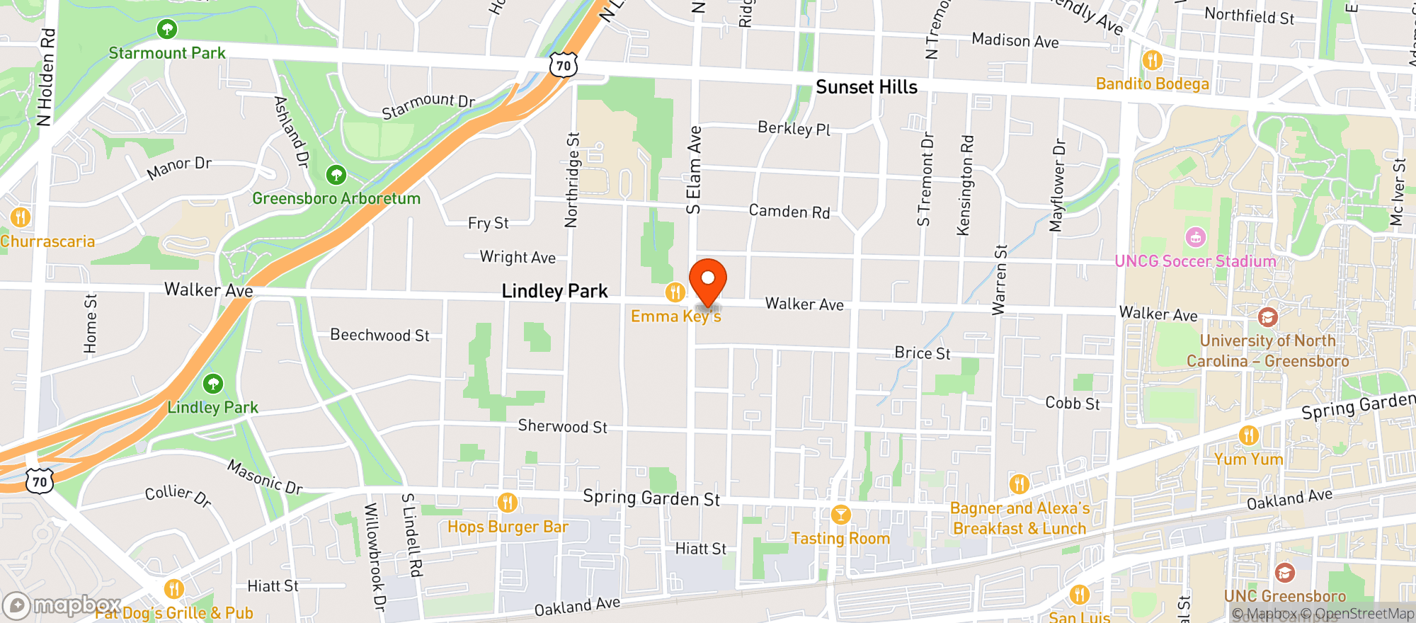 Map showing Bestway