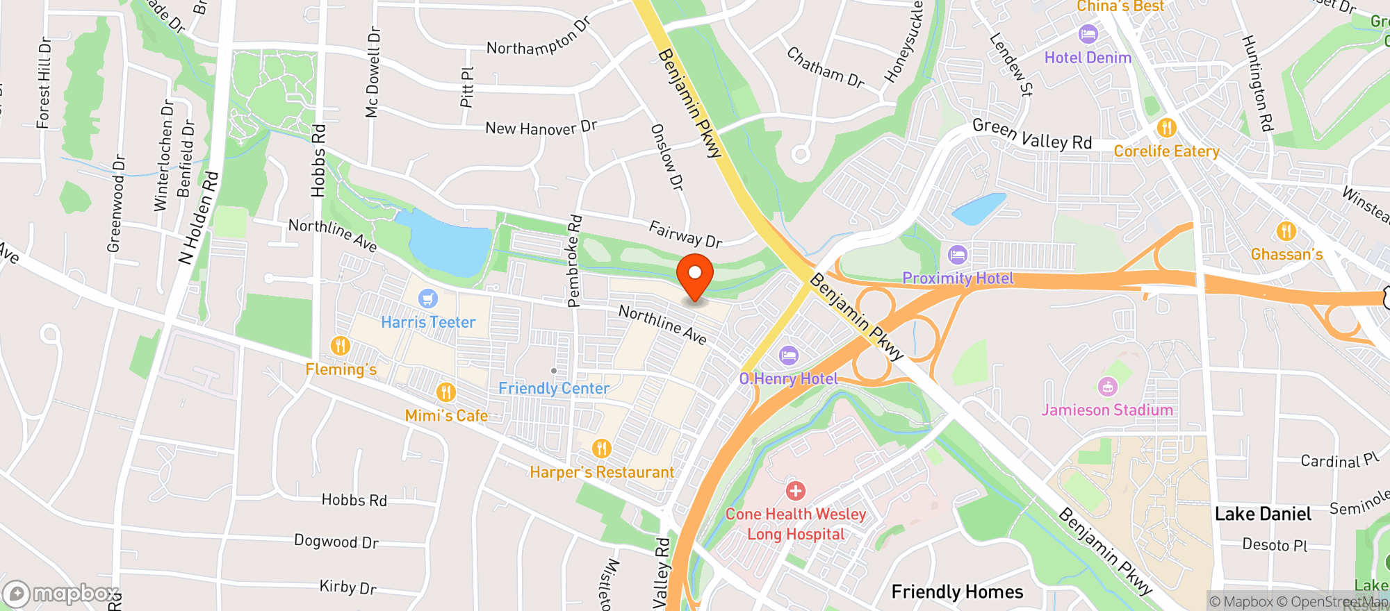 Map showing Gnc