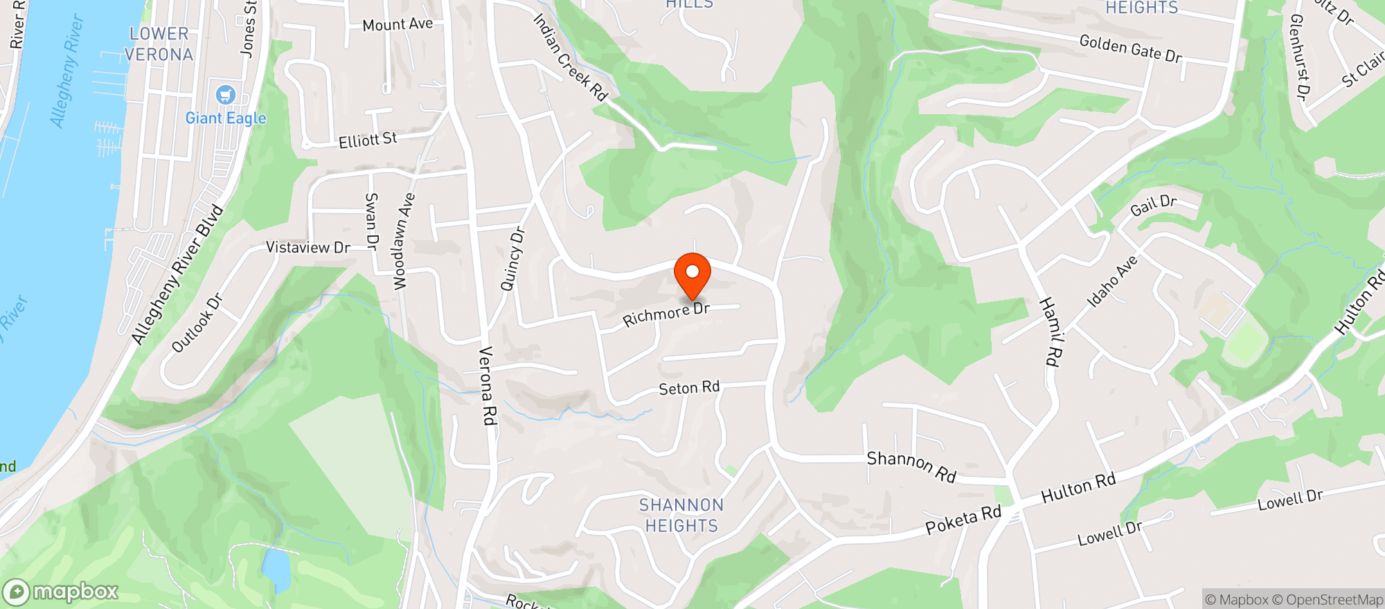 Map showing Iron River lounge