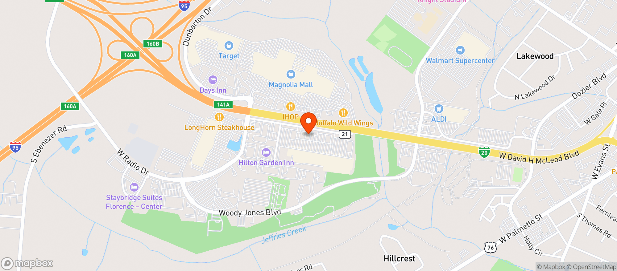 Map showing Vitamin Shoppe - Magnolia