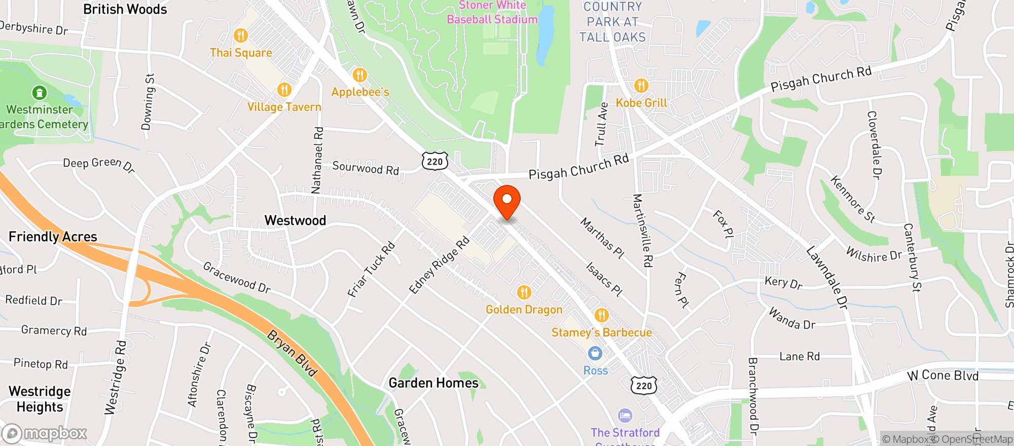 Map showing Total Wine & More