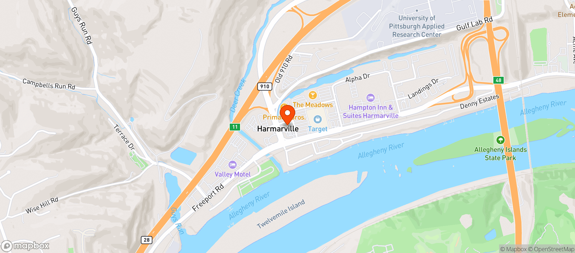 Map showing GIANT EAGLE