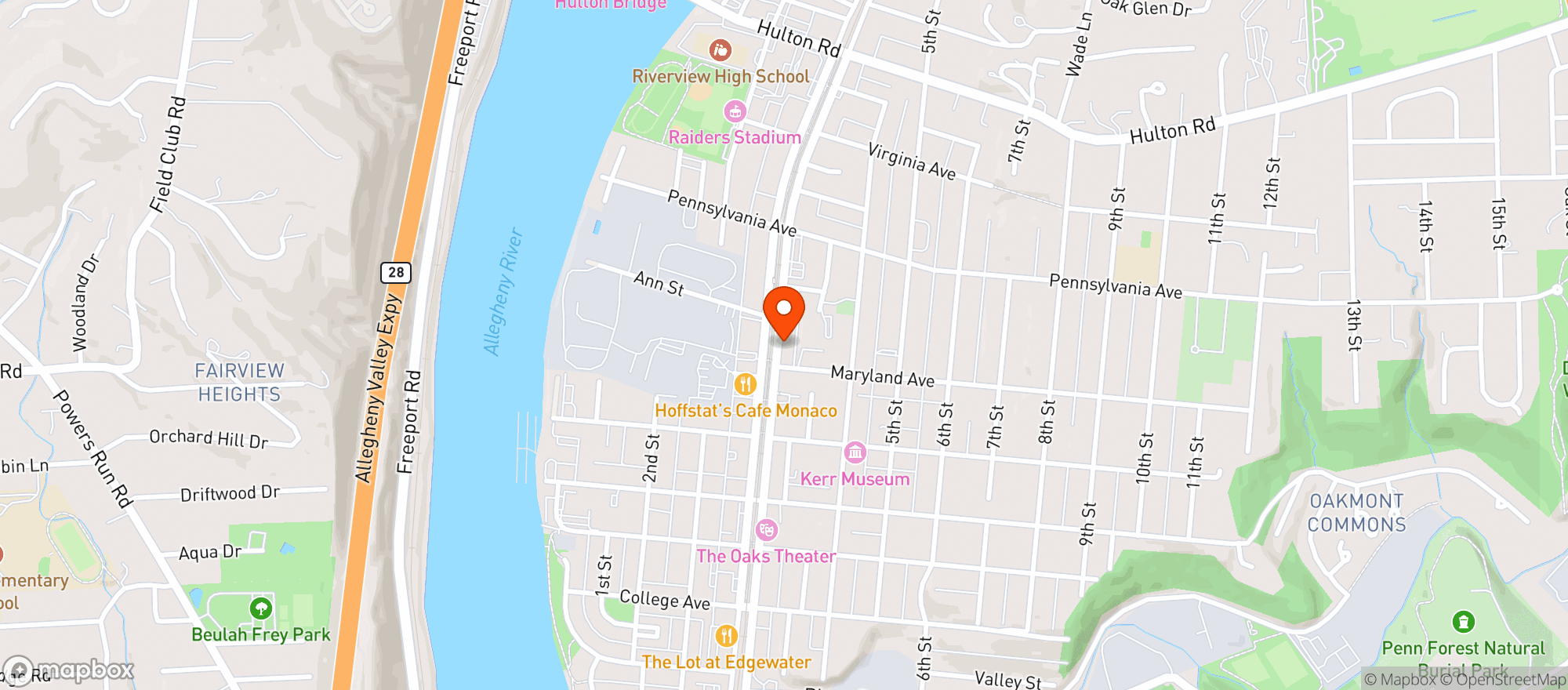 Map showing TODAY'S MARKET