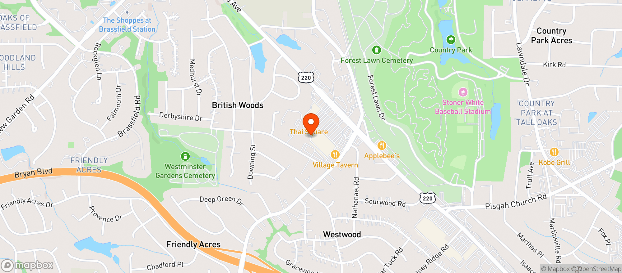 Map showing Sprouts Farmers Market