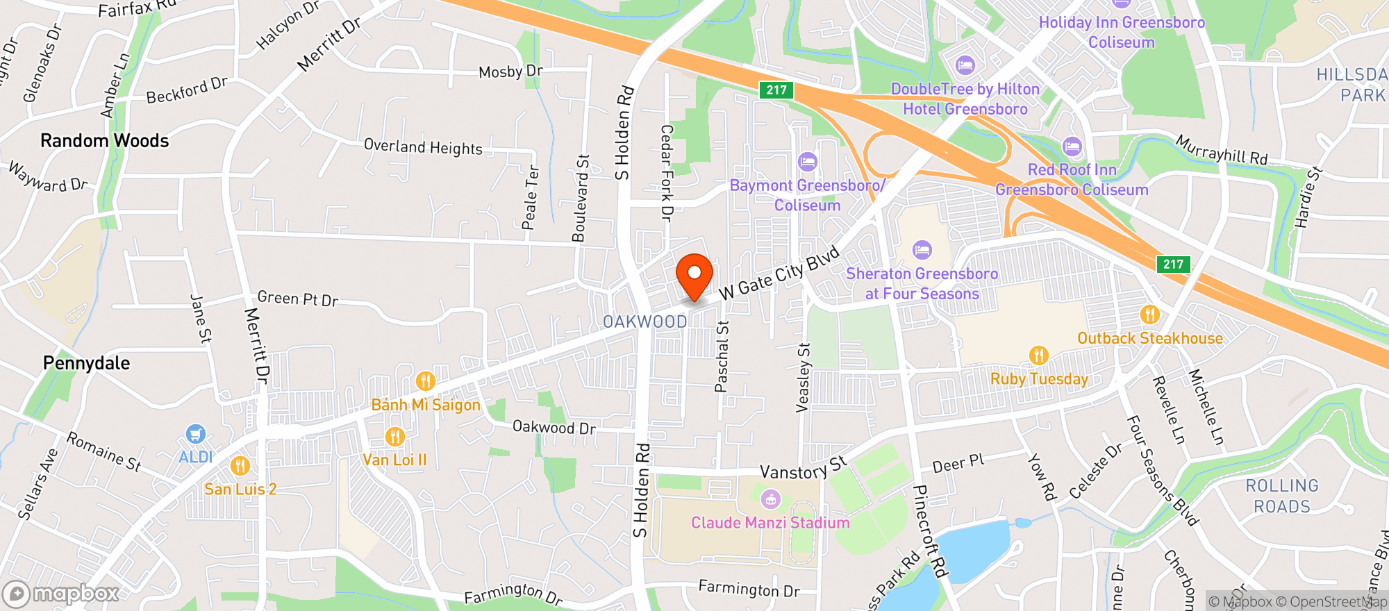 Map showing Total Wine & More