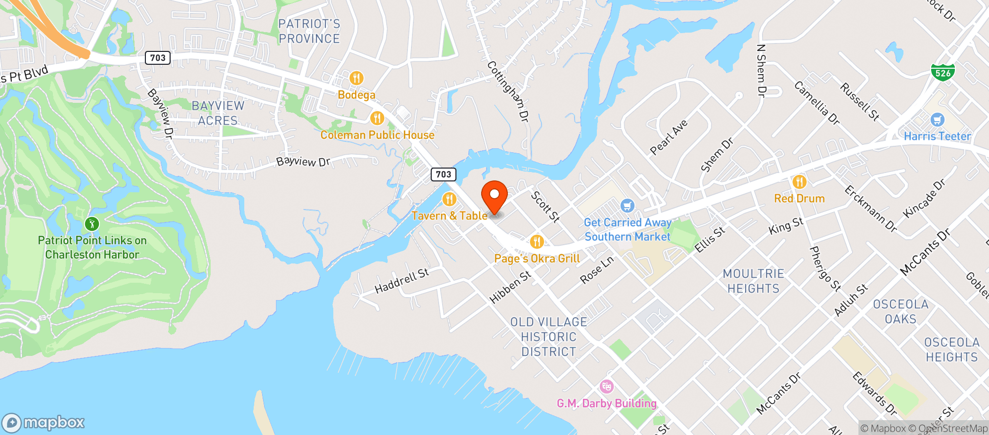 Map showing The Shelter