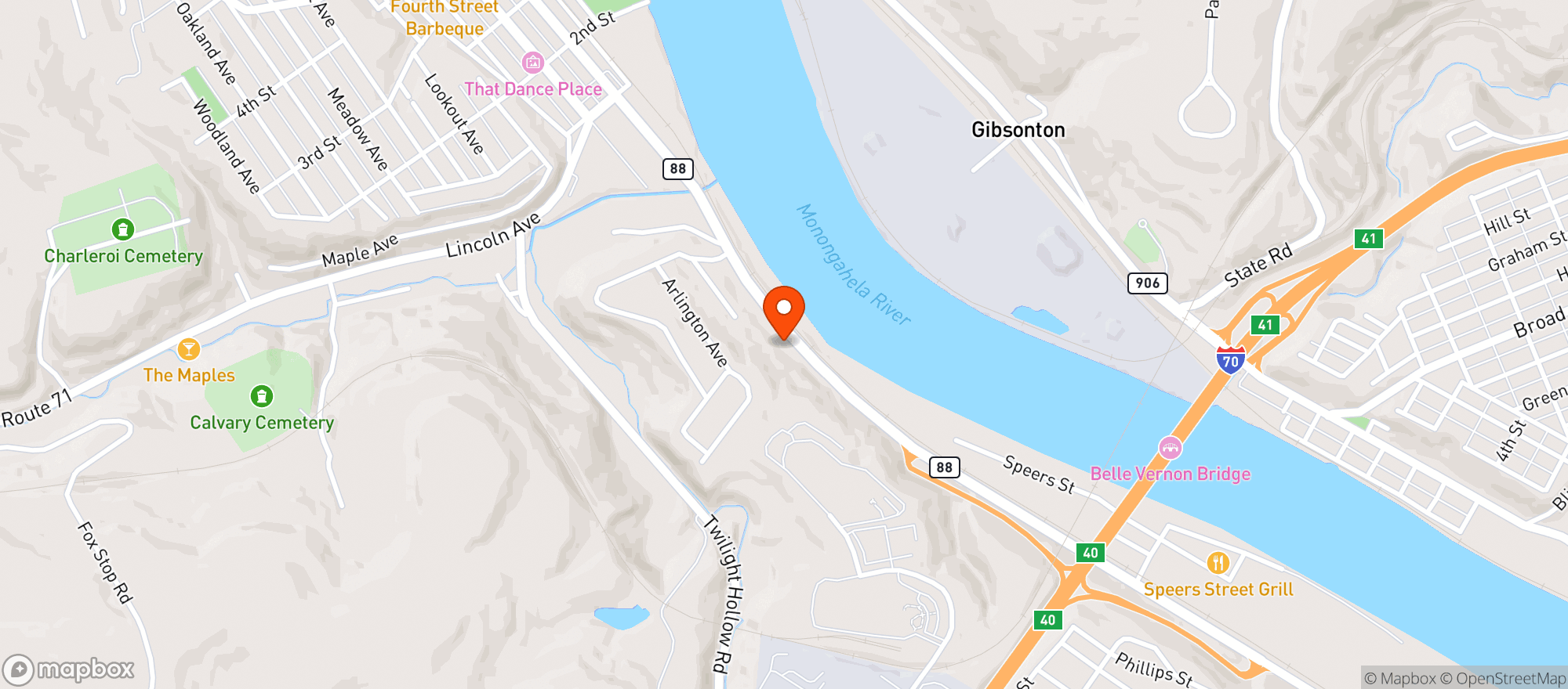 Map showing Maple Creek Beer 4 Less